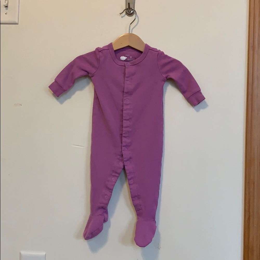 Primary.com purple snap footie